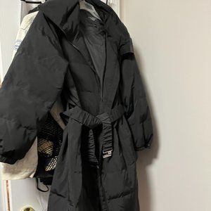 Talbots Size 2X Black Down Winter Coat